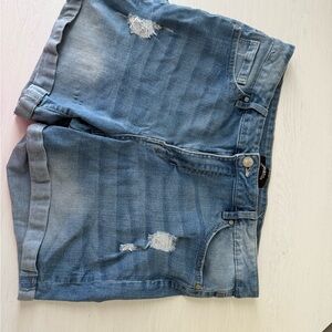 d. jeans Light Blue Denim Shorts